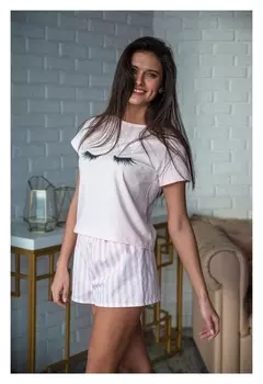 Футболка женская Kaftan "Beautiful", розовый, р-р 44-46