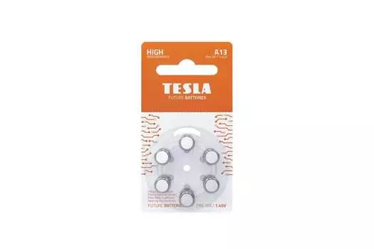 Батарея TESLA HEARING, PR48, 1.45V, 6шт. (8594183391649)