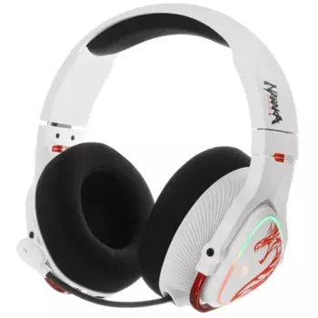 Беспроводная гарнитура A4Tech Bloody MR720, белый/красный (MR720 NARAKA)