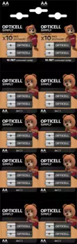 Батарейка OPTICELL Simply, AA (LR6), 1.5V, 2 шт. (5050001)