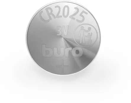 Батарейка Buro CR2025, 3V, 1 шт
