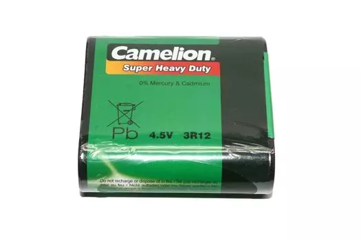 Батарейка Camelion 3R12 SR-1, 3R12, 4.5V, 1 шт. (1673)