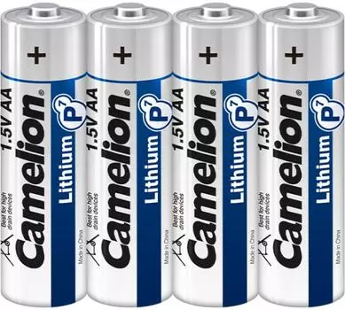 Батарея Camelion Lithium, AA (FR6), 1.5V, 4 шт. (15243)