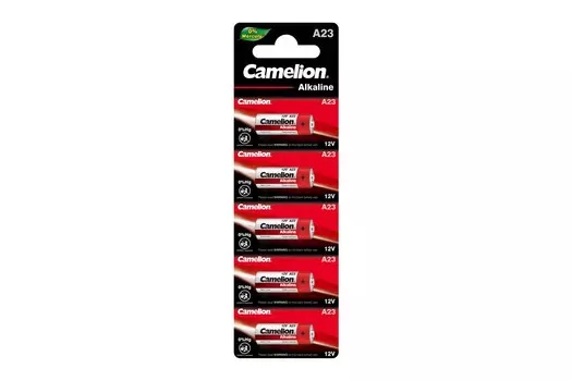 Батарейка Camelion LR23A BL-5 Mercury Free, LR23A, 12V, 5 шт. (12828)