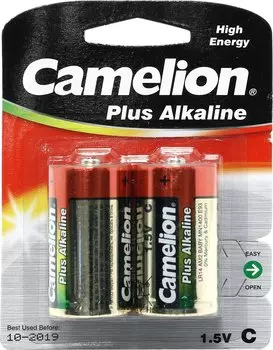 Батарея Camelion MN1400-2, C (R14/LR14), 1.5V, 2шт