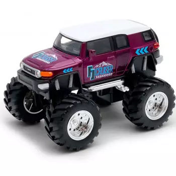 Автомобиль Welly "Toyota FJ Cruiser Big Wheel Monster", разноцветный (47003S)