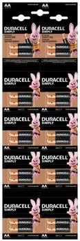 Батарея Duracell Basic, AA (LR6), 1.5V, 20шт. (Б0051815)