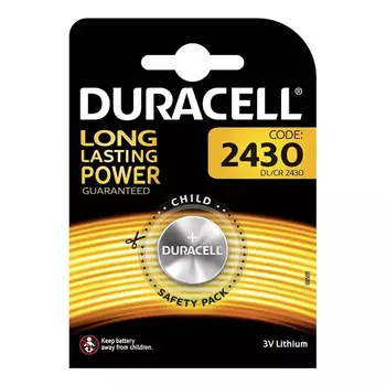 Батарея Duracell Lithium, CR2430, 3V, 1шт.