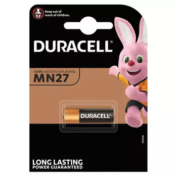 Батарея Duracell MN27, A27, 12V, 1шт. (5000394023352)