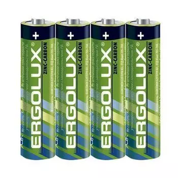 Батарейка Ergolux AAA (LR03/24А), 1.5V, 4 шт. (12440)