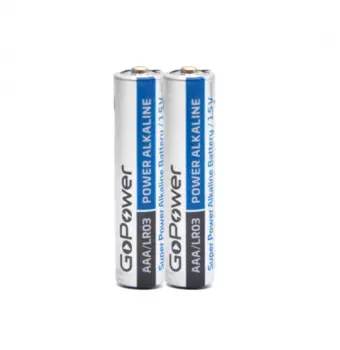 Батарейка GoPower Super POWER Alkaline, AAA (LR03), 1.5V, 2 шт. (00-00015600)