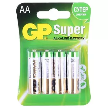 Батарея GP 15A-2CR4 LR6, AA, 1.5V 4шт