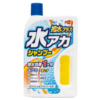 Автошампунь с воском SOFT99 Super Cleaning Shampoo + Wax, для ручной мойки, Автошампунь с полирующим эффектом, 750 мл, для светлых