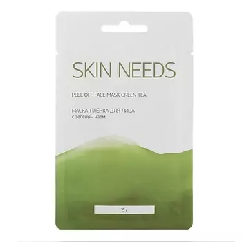 ЛЭТУАЛЬ Маска-плёнка для лица с зелёным чаем SKIN NEEDS