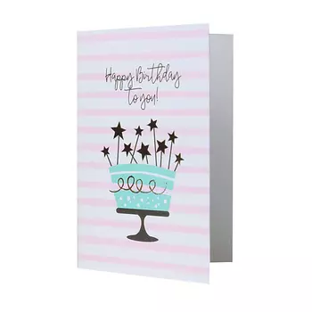 ЛЭТУАЛЬ Открытка «Happy Birthday to you»