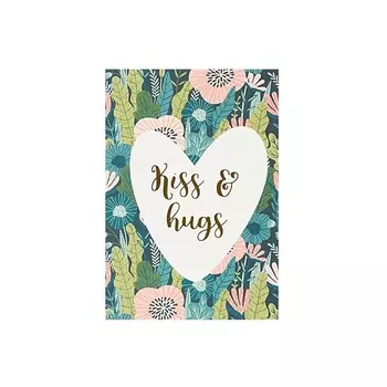 ЛЭТУАЛЬ Открытка Kiss & Hugs