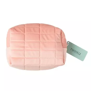 ЛЭТУАЛЬ TWINKLE Косметичка Square Fluff Pink