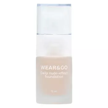 ЛЭТУАЛЬ Легкий тональный крем естественный эффект WEAR&GO Daily nude-effect foundation