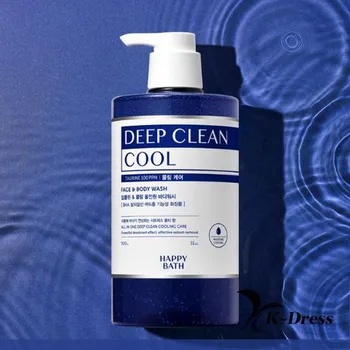 Happy Bath Deep Clean Cica Tea Tree гель для душа от прыщей, 900 г, 3 вида ACNE