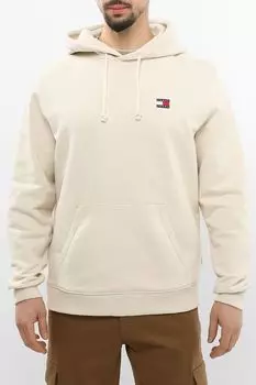 Худи хлопковое с карманом Tommy Jeans