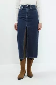 Юбка джинсовая с разрезом Calvin Klein Jeans