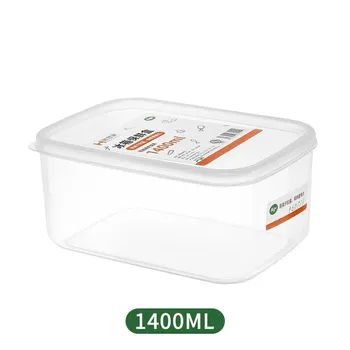 1400 мл коробки для хранения свежих продуктов, герметичный контейнер для холодильника, кухонная коробка для хранения замороженного мяса, упаковочные коробки для фруктов и овощей