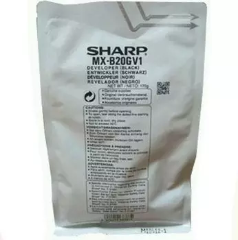 Девелопер Sharp оригинальный для MXB200QE/MXB201DU, 25000 страниц, черный (MXB20GV1)