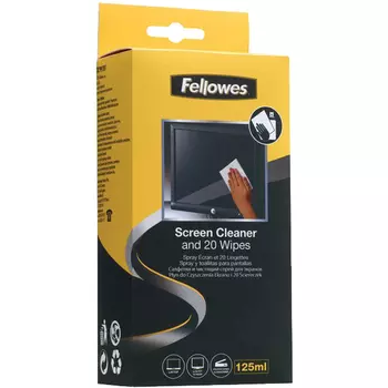 Чистящий набор Fellowes FS-99701 для экранов 125мл спрей + 20 салфеток (FS-99701/CRC99701)
