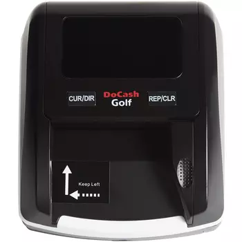 Детектор банкнот автоматический DoCash Golf (без акб), рубли, ИК/УФ/антистокс/геометрия, черный (12399)