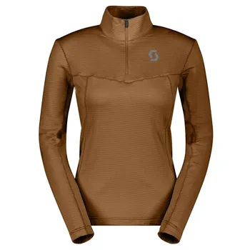 Флис Scott Defined Light half zip, коричневый