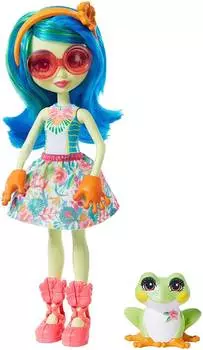 Игрушка Enchantimals "Кукла с любимой зверюшкой - Тамика Квакша"