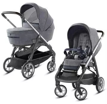 Коляска Inglesina Aptica System Duo 2 в 1 на шасси Graphite Coffee, Niagara Blue