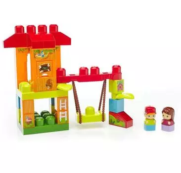Mega Bloks Конструктор Block Buddies - Веселые качели