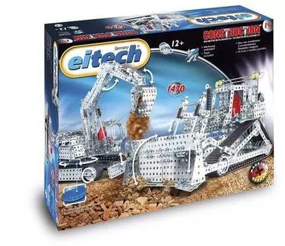 Конструктор EITECH 00019 Экскаватор и Бульдозер 1470 деталей