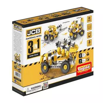 Конструктор ENGINO JCB10 JCB Набор из 3 моделей. Самосвал