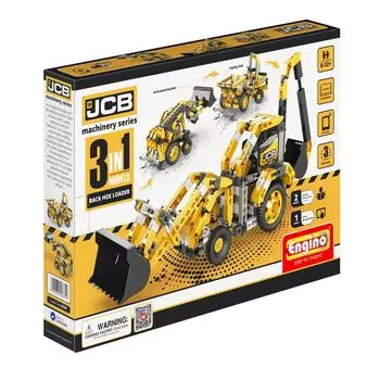 Конструктор ENGINO JCB30 JCB Набор из 3 моделей. Экскаватор-погрузчик