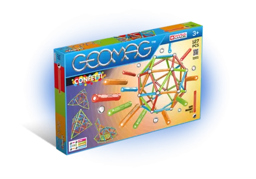 Конструктор GEOMAG 354 Confetti 127 деталей