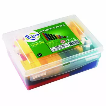 Конструктор Gigo "Number sticks" (Гиго. Цветные счетные палочки)
