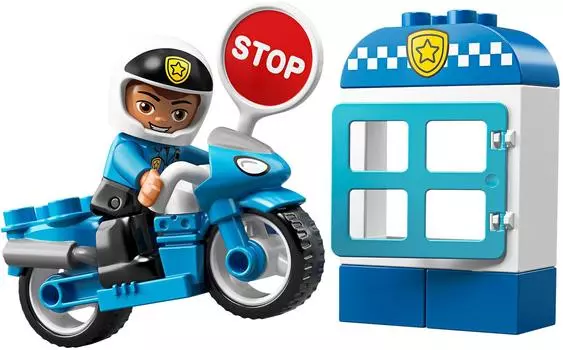 Конструктор LEGO Duplo Town Полицейский мотоцикл