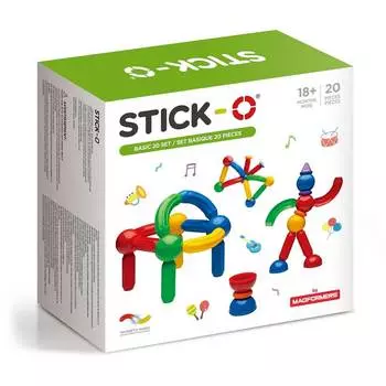 Конструктор магнитный STICK-O 901002 Basic 20 Set