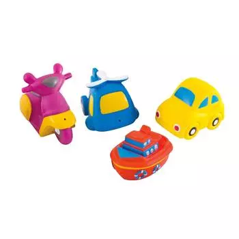 Игрушки для ванны Canpol Vehicles "Машины", 2/996, 4 шт., 12+