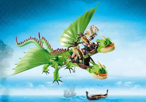 Конструктор Playmobil Dragons "Забияка и Задирака", 18 деталей