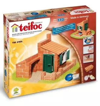 TEIFOC Конструктор Дом 110 деталей, 2 модели, TEI 4105