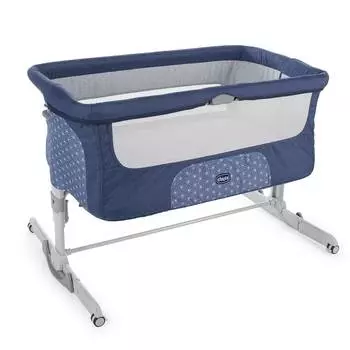 Кроватка Chicco Next2Me Dream luna, синяя