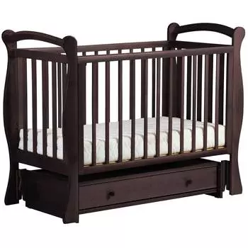 Кубаночка кровать маятниковая универсальная БИ 57 "Кубаночка-7", махагон