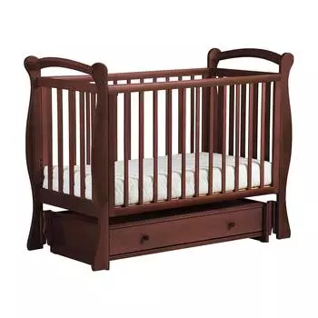 Кубаночка кровать маятниковая универсальная БИ 57 "Кубаночка-7", орех темный