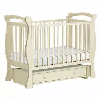 Кубаночка кровать маятниковая универсальная БИ 57 "Кубаночка-7", слоновая кость