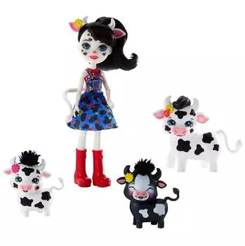 Кукла Enchantimals Кэмбри Коровка и Рикотта Мак Чиз