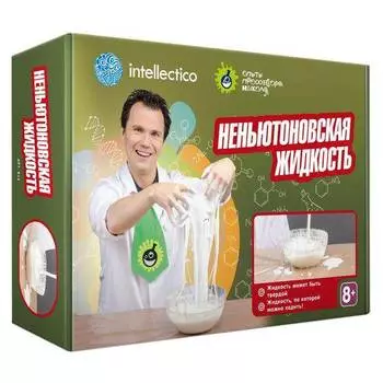 INTELLECTICO Набор для экспериментов Опыты профессора Николя. Неньютоновская жидкость, 816