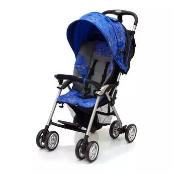 Jetem Elegant Коляска-трость прогулочная, black/blue flover